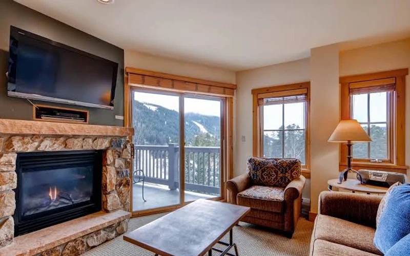 Expedition Station condominiums on Dercum Drive, ski-in ski-out lodging inside River Run Village at Keystone, Colorado