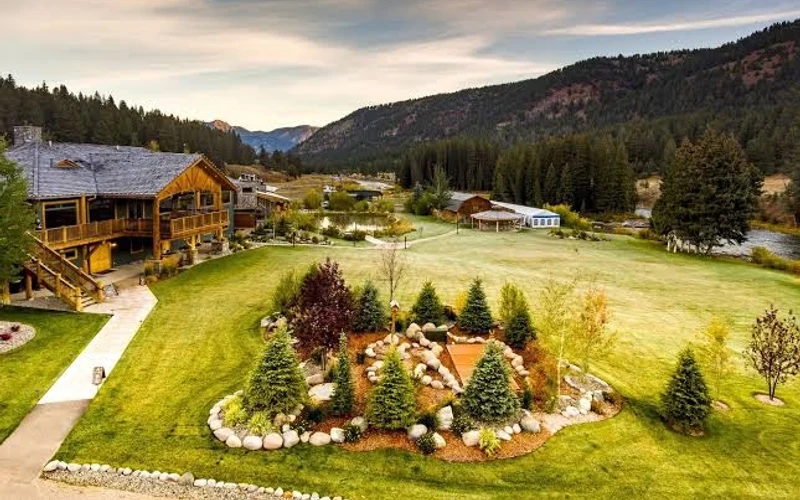 Rainbow Ranch Lodge on the Gallatin River fourteen miles from Big Sky Resort, Montana