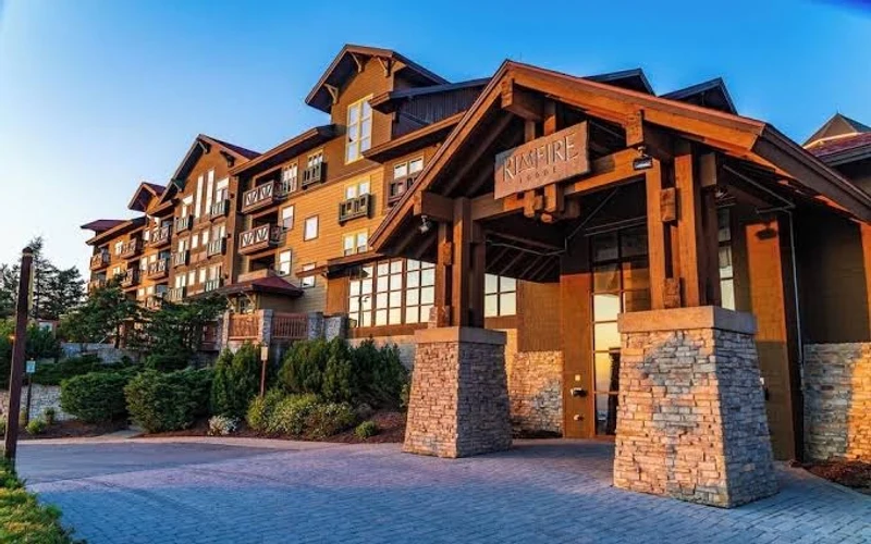 Rimfire Lodge in the heart of Snowshoe Village, ski-in ski-out lodging at Snowshoe Mountain, West Virginia