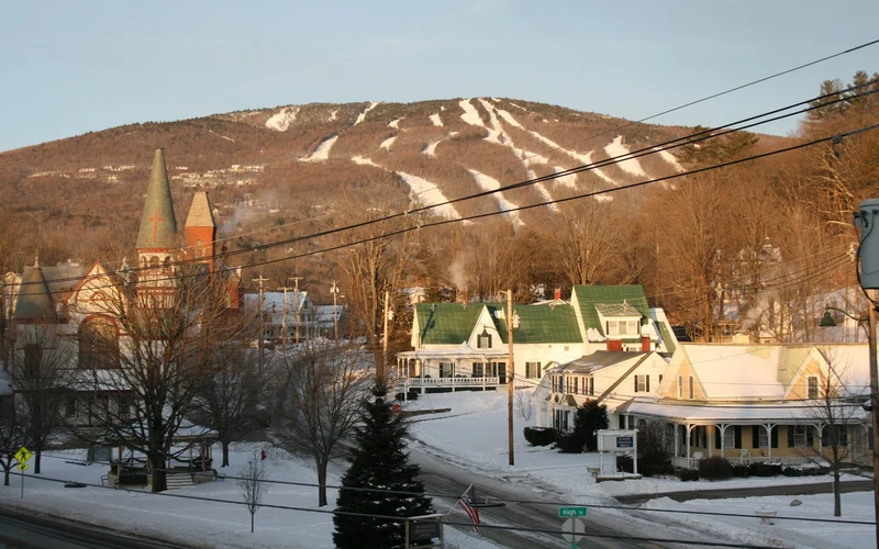 The Governor's Inn on Main Street in Ludlow, a shuttle ride below the ski-in ski-out lodging at Okemo, Vermont