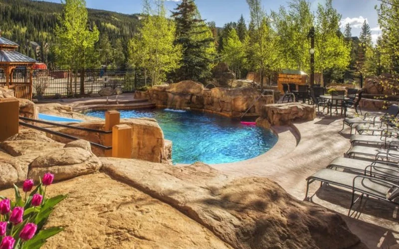 The Springs Condos on Hunki Dori Court, ski-in ski-out lodging a hundred yards from the River Run Gondola at Keystone, Colorado